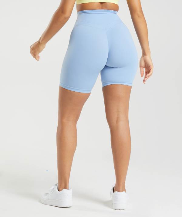 Damske Šortky Gymshark Whitney Cycling Modre | KZ6271893